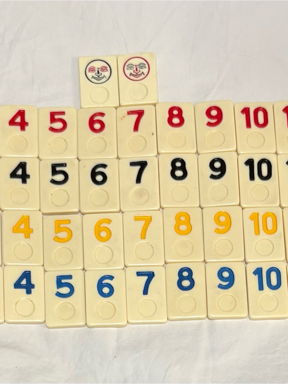 Rummikub Tiles Multicolor Replacement Pieces